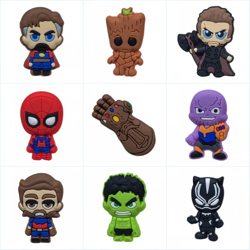 

1pcs Avenger 3 Cartoon PVC Brooches Hot Movie Pins Brooches Badges Clothes/Hats Accessory School Bag Decor Kid DIY Gift