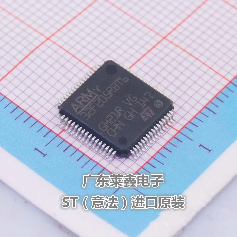 

Новый микроконтроллер STM32F205RBT6 32f205rbt6 128 Кб QFP64 ARM