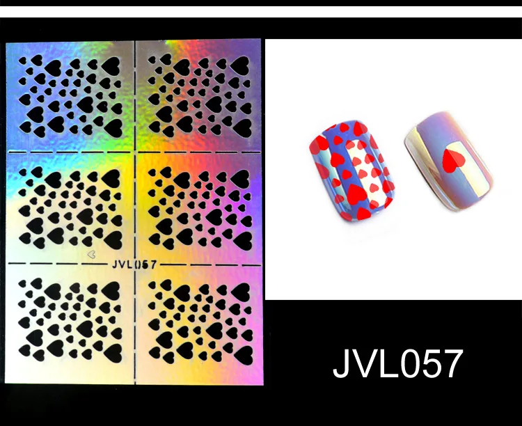1 шт полые лазерные наклейки для дизайна ногтей, набор трафаретов для гель-лака, наконечник для ногтей, руководство по переводу, шаблон, инструменты, аксессуары
