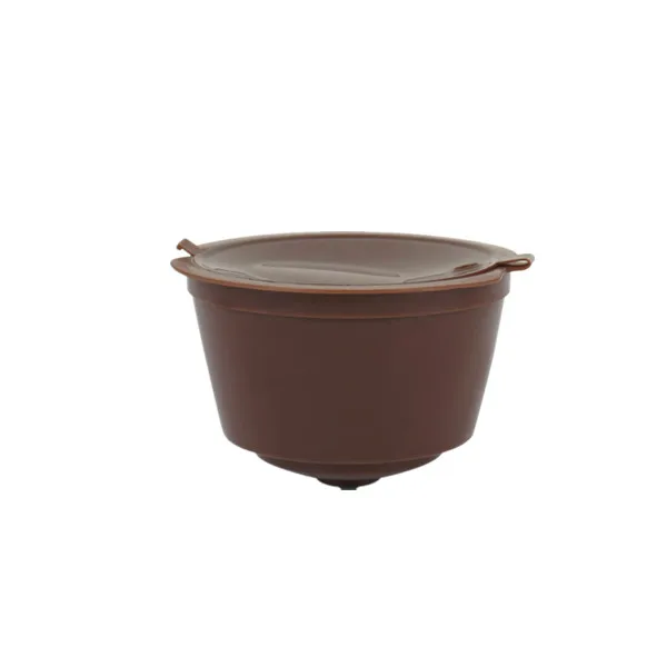 1pcs-Brown 1/2/3 шт./лот многоразового Dolce Gusto многоразового пользования капсулы Кофе капсулы Пластик Совместимость с Nescafe Genio, пикколо, Esperta - Цвет: 1pcs-Brown