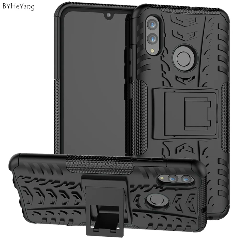 For Huawei P Smart 2019 Case Shockproof Armor Rubber Hard Case Fit For