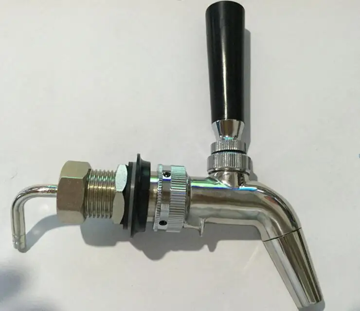 American short style Stainless Steel beer barrel connecting faucet