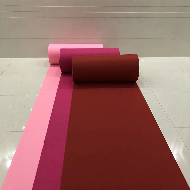 

LGOLOL Brand 2mm 1-20m Red Wedding Banquet Celebration Carpet Film Festival Outdoor Event Reward Decoration Carpet Shipping Free