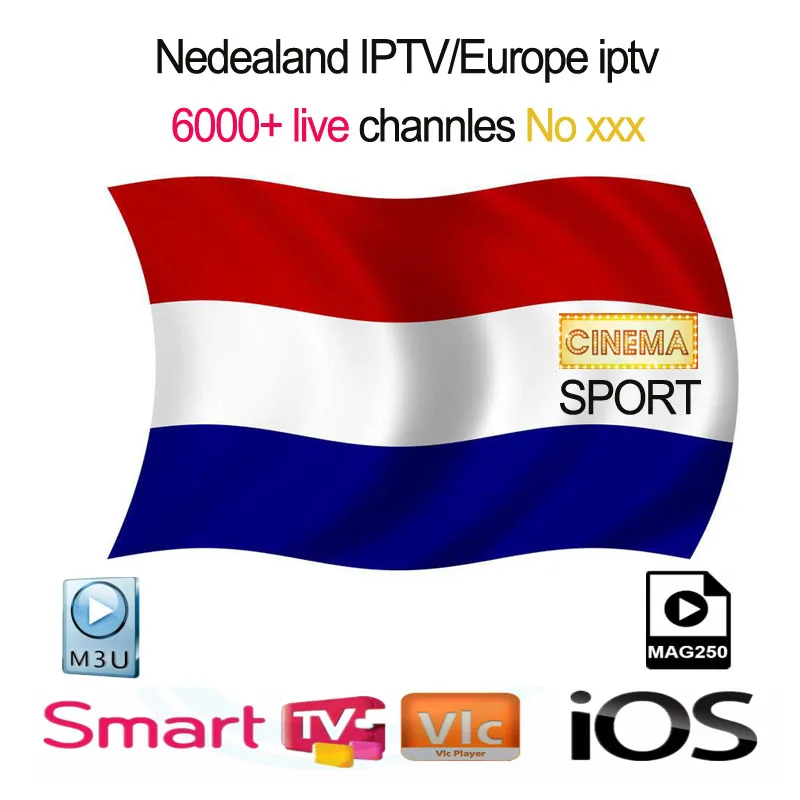 

Iptv Netherland Holland IPTV Dutch channels Subscription 1 year Belgium Sweden m3u For Smart Tv Enigma2 Mag250 mag 256 TVIP BOX