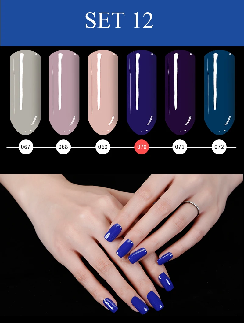 LILY ANGEL Дизайн ногтей маникюр 110 цвет 7,3 мл замачиваемый эмаль Гель-лак Светодиодный УФ-гель для ногтей лак 1-38