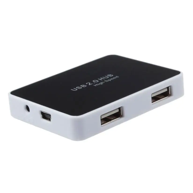 

Del Ultra-thin Mirror 4 Port High Speed USB 2.0 Hub for PC Laptop Computer Mar08