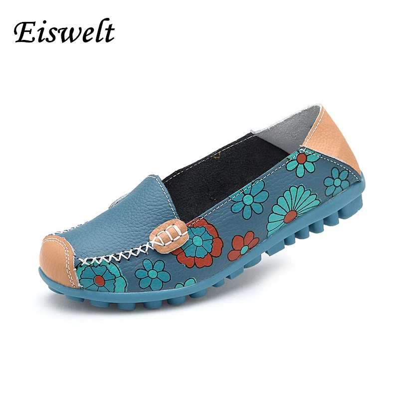 

2017 spring women genuine leather ballet flats casual shoes women pointed toe flats slip on loafers ballerina flats#SJL11