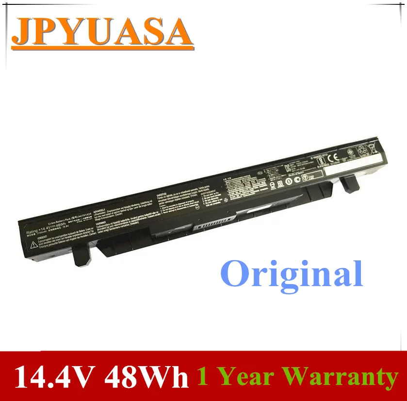 7XINbox 14.4V 48Wh Original A41N1424 Laptop Battery For ASUS FX PLUS