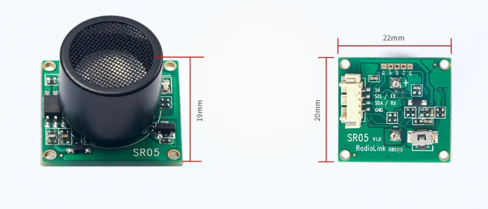 

Radiolink SU04 Ultrasonic Sensor Distance Measurement Module Compatible RC Drone Pixhawk Mini Pix FPV RC Parts