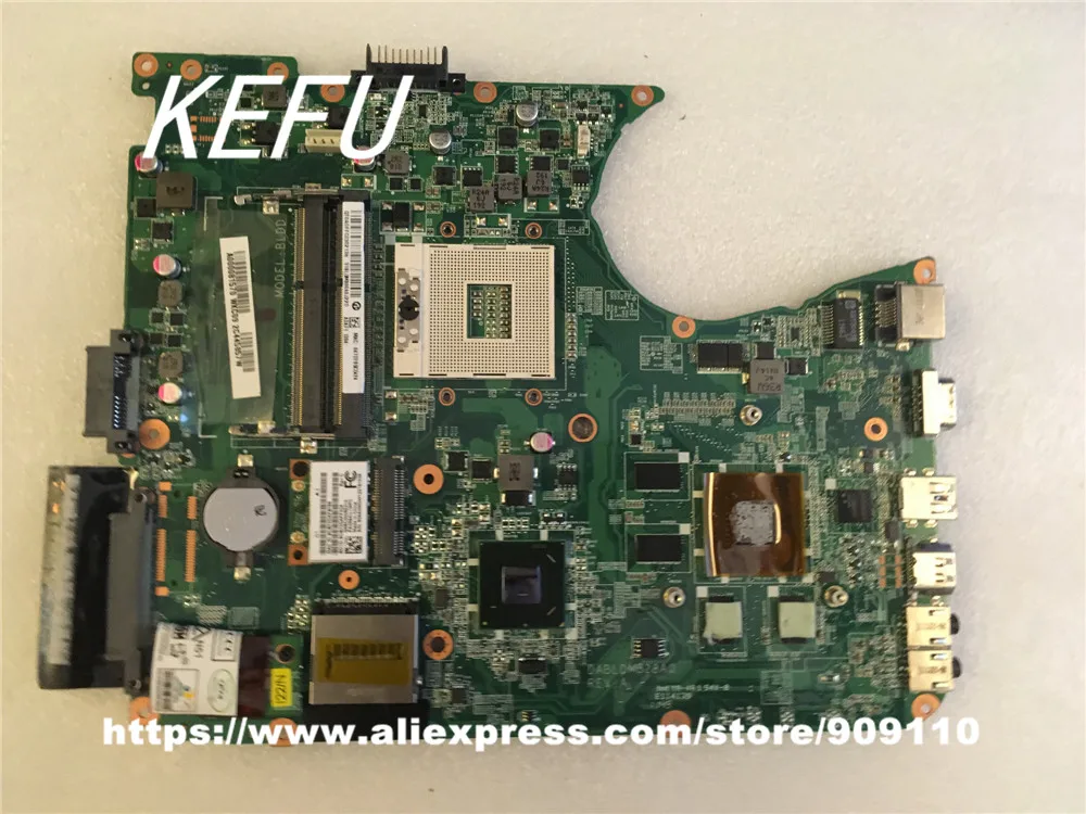 Материнская плата Kefu для TOSHIBA SATELLITE L750 L755 материнская ноутбука A000081570 разъем DDR3 989