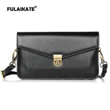 FULAIKATE 6.3 Striae Shoulder Bag for Samsung Galaxy MEGA 6.3 GT-I9200/i9208/9152/9158/p709 Universal 2 layer Pocket Phone Case enkay protective tpu back case w stand for samsung galaxy mega 6 3 i9200 i9208 pink