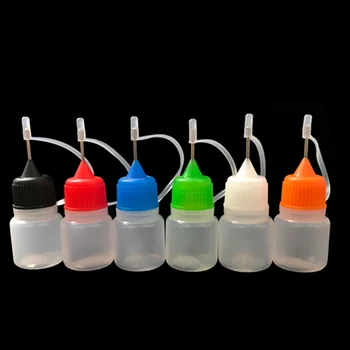 

10pcs 3/5/10/15/20/30/50/60/100/120ml Plastic Squeezable Needle Bottles Eye Liquid Dropper Sample Eyes Drop Refillable Bottle