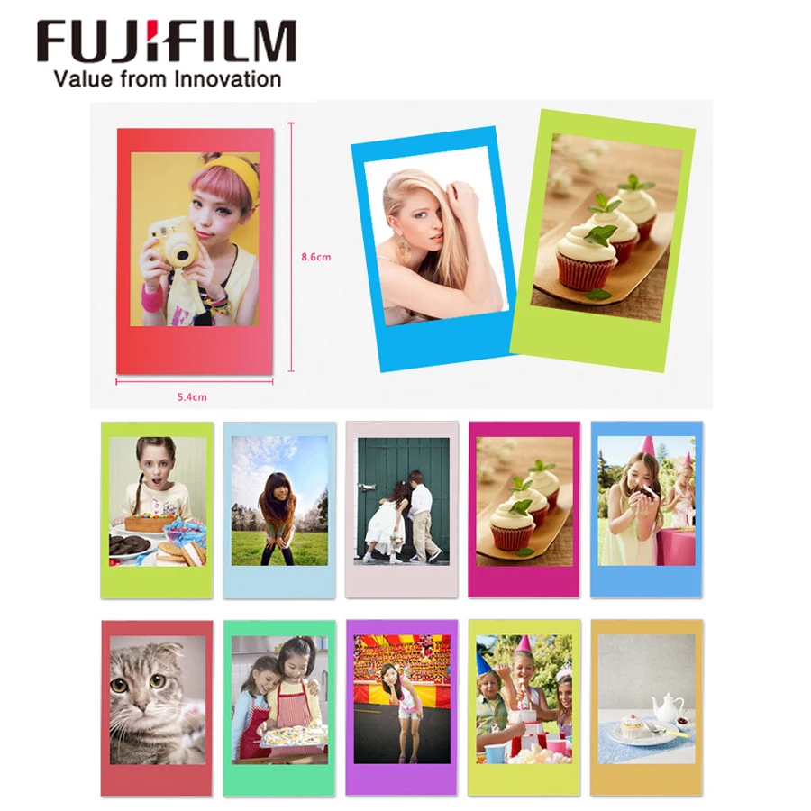 20 листов Fujifilm Fuji Instax Mini 9 пленочная Радужная мгновенная камера для мини 8 7s 7 50s 50i 9 25 dw поделитесь SP-1 фотобумага для камеры