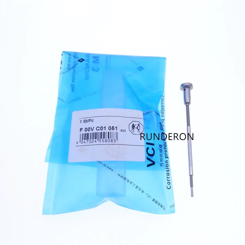 

RUNDERON High Quality Common Rail Control Valve Assy F00VC01051 F 00V C01 051 for Fuel Injector 0445 110 189 / 190 / 181 / 182
