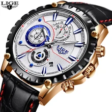 2018 LIGE Mens Watches Fashion Casual Sport Quartz Watch Men Chronograp Clock Man Leather Business Wrist watch Relogio Masculino 2018 LIGE Mens Watches Fashion Casual Sport Quartz Watch Men Chronograp Clock Man Leather Business Wrist watch Relogio Masculino
