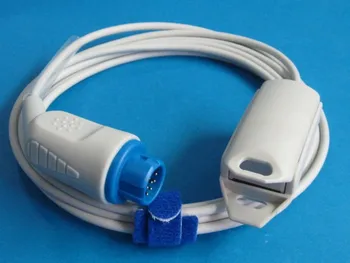 

Free shipping!! GMI(Newtech) direct reusable adult finger clip Spo2 sensor ,3m/10ft, 12pin ,medical TPU,CE&ISO1485
