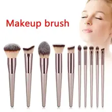 Wooden Makeup Foundation Brushes Eyebrow Eyeshadow Brush Bronzer Sculpting Brush Makeup Brushes Sets Tools Brochas Maquilla