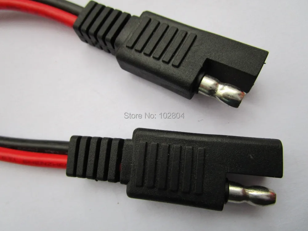 

40 Pcs SAE DC Power Automotive Extension DIY Cable 14AWG 300mm