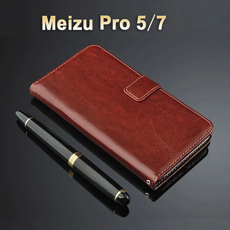 Godgift Meizu Pro 7 Чехол кожаный Crazy Horse Мягкие TPU чехол для 5 роскошные Pro5 pro7 случае |