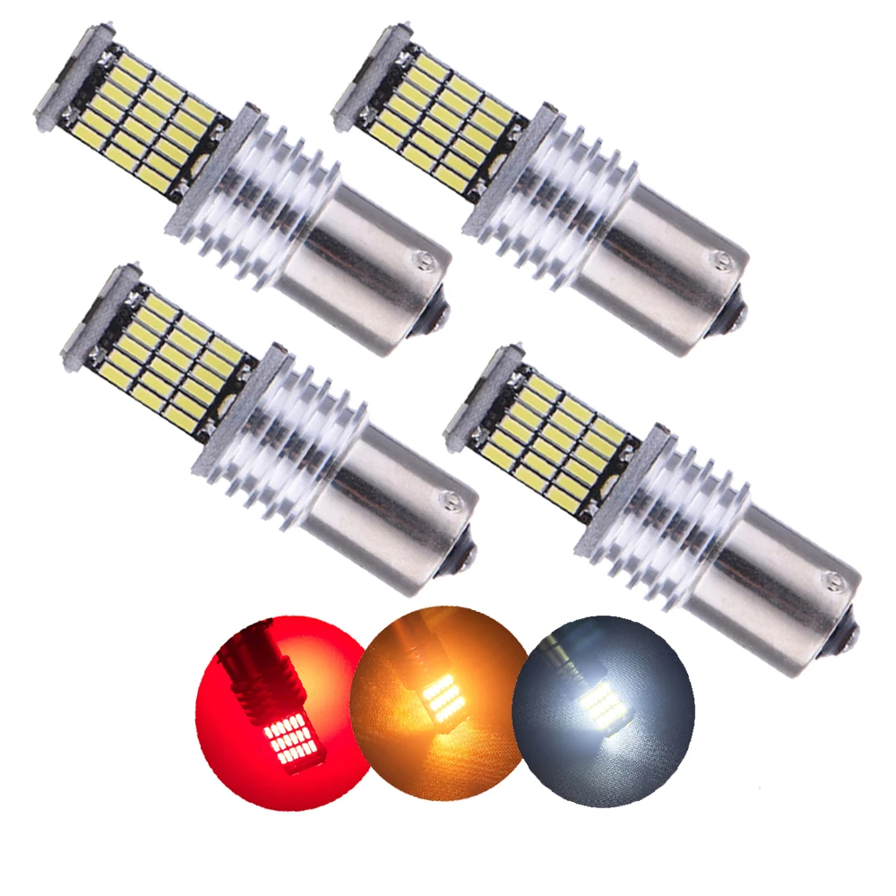 YSY 20X супер яркий 1156/BA15S 1157/BAY15D 4014 45SMD светодиодный светильник Canbus безошибочный