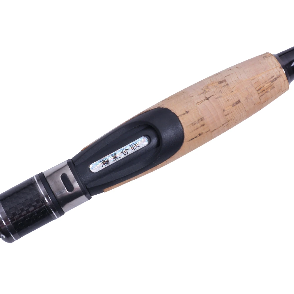 Tanie Wędka teleskopowa Carbon 2.1m 2.4m 2.7m M MH Power 7g 8g 10g 30g Ultralight przenośna podróż przynęta spinningowa pręty Casting Pole
