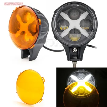 

6 inch LED Spotlight 60W Work Light With X DRL Fog Light Dedicated Cover Auxiliary Offroad Driving Lamp For Jeep Wrangler Trucks