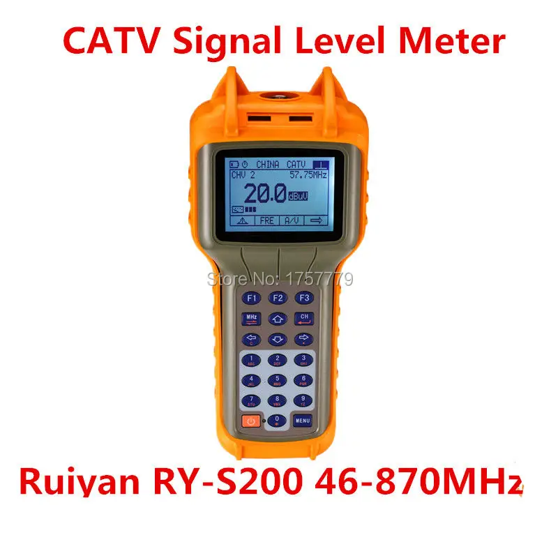 

Ruiyan RY-S200 46-870MHz Digital CATV Signal Level Meter