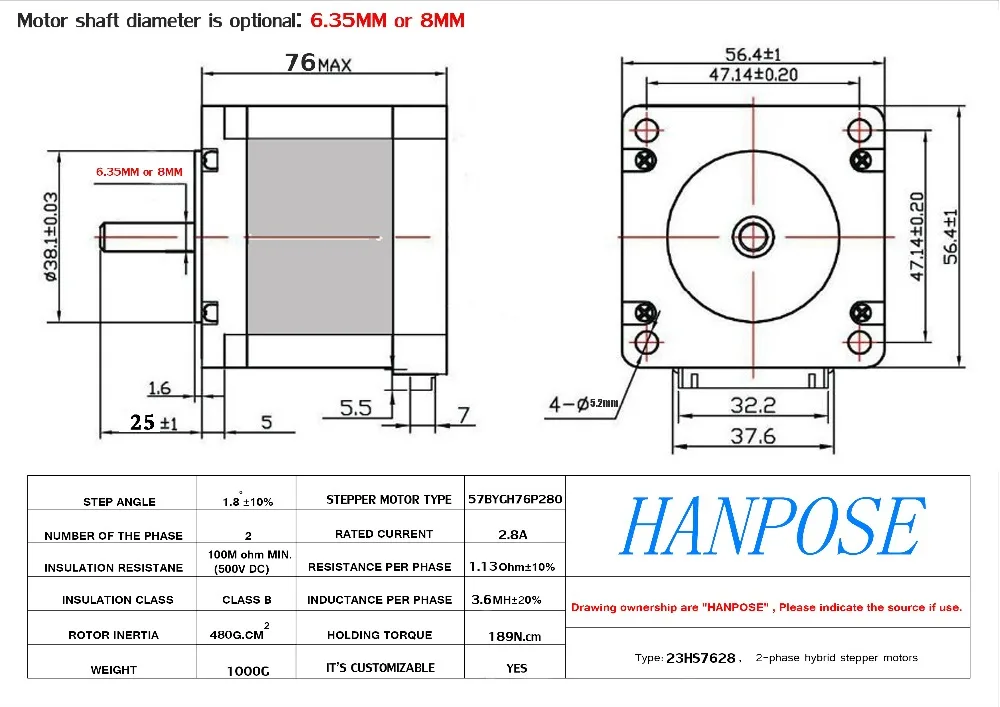 Frete Grátis Melhores Vendedores! Pces 2 Fases 4-leads 20 Kgcm 76mm Cnc Nema 23 Motor Deslizante Impressora 3d 23hs7628s 1 14 Renovação da Casa