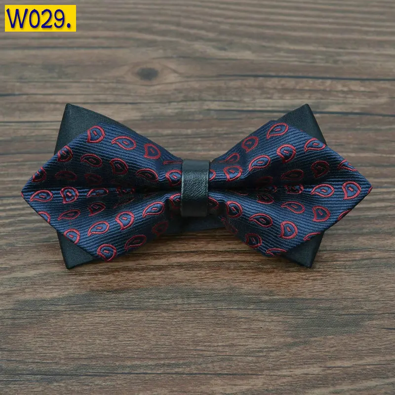 Мужские галстуки-бабочки с острым носком, 12 см* 6 см, синий жаккардовый шелковый галстук-бабочка, роскошные галстуки borboleta оптом