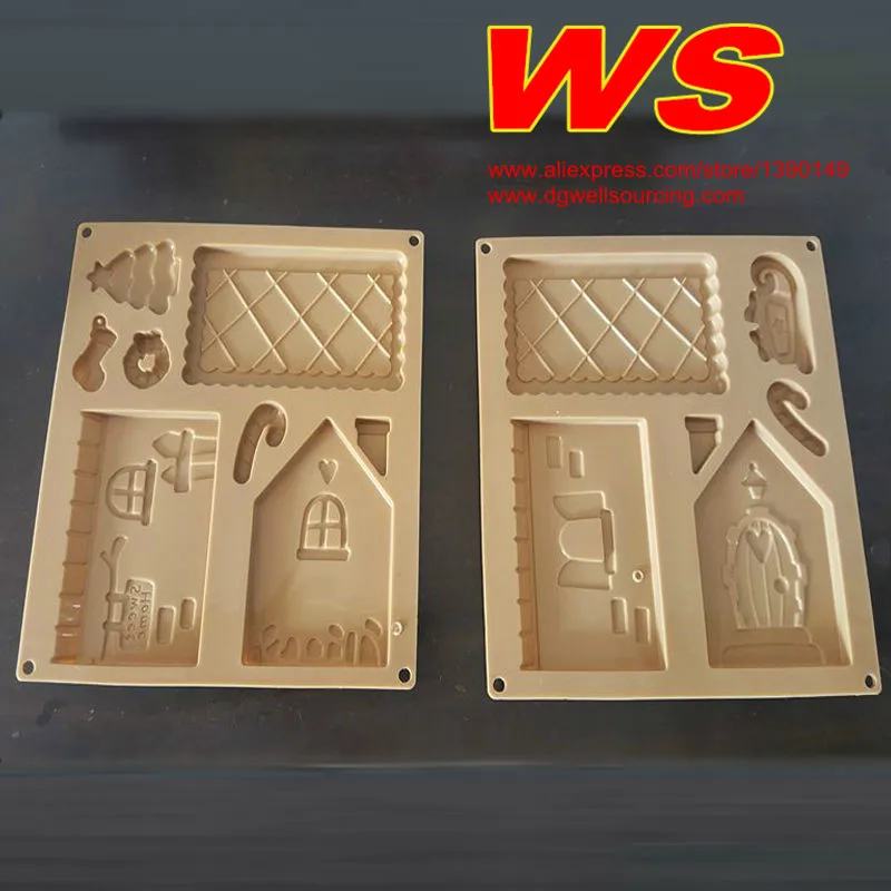 Wholesale-Christmas-House-Kit-chocolate-DIY-Gingerbread-House-silicone-mold-baby-favorite-chocolate-silicone-mould-free (4)_