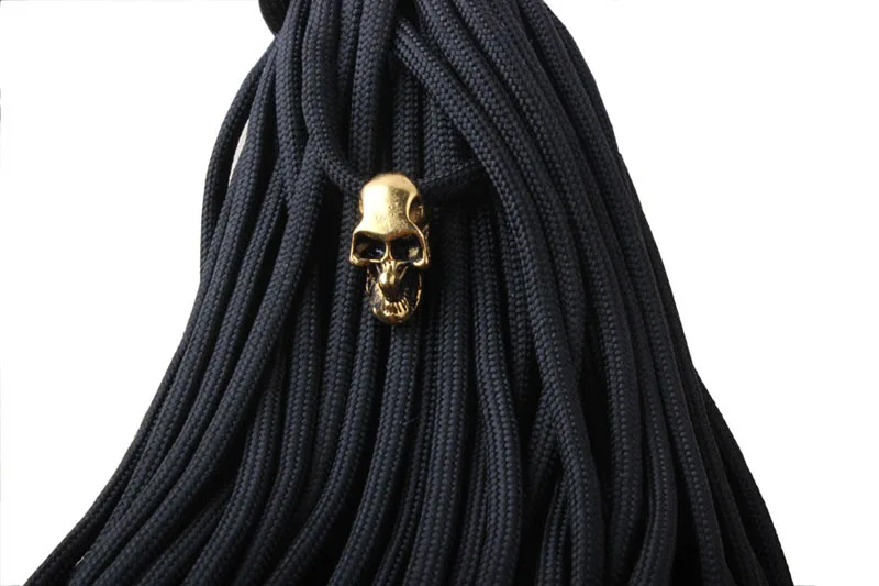 CAMPINGSKY قطع على شكل جمجمة سحر المعادن ل سوار Paracord سكين اسهم صنع المجوهرات اكسسوارات