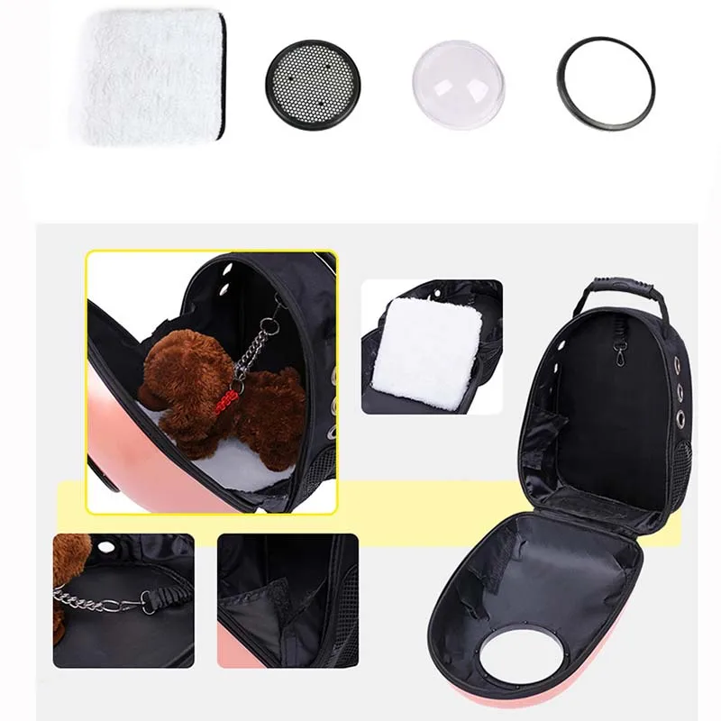 Title 11, Cat Dog Pet Bag Carrier Space Backpack Plastic ...