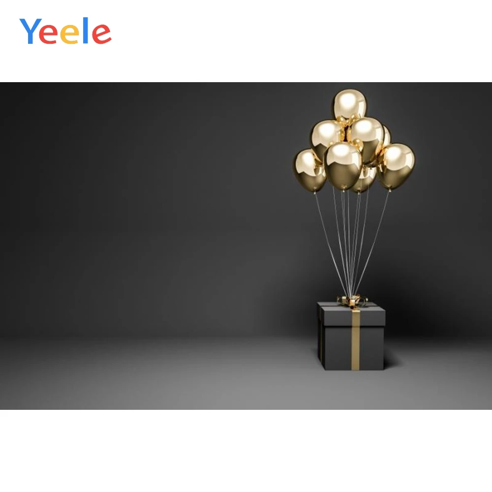 

Yeele Balloons Black Backdrops Baby Birthday Portrait Photography Backdrop Customized Photographic Background Photo Studio