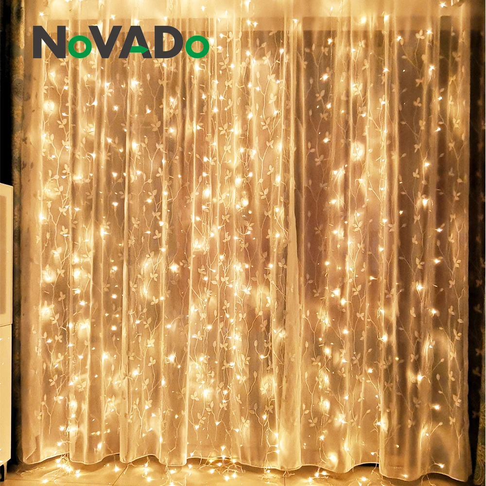 

NOVADO 4.5M x 3M 304 LED Home Outdoor Holiday Light Christmas Decorative Wedding String Garlands Strip