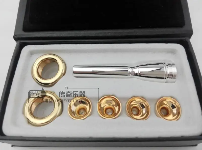 

Small nozzle No. 7 No. 2B 3B 3C 2C plated multiple head nozzle mouthpiece trumpet instrument free shipping