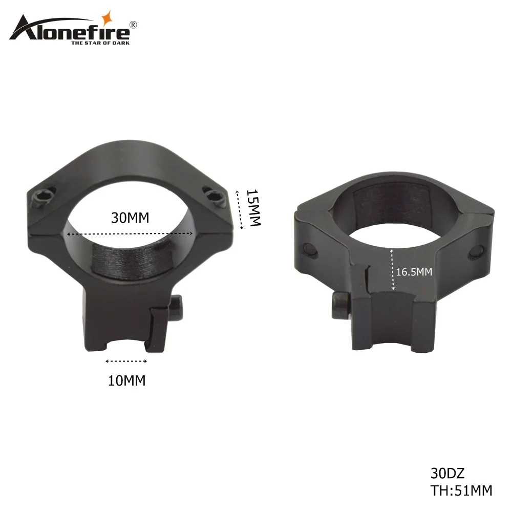 

Alonefire 30DZ Hunting Accessories Rifle Scope Mounts 30mm Rings for Weaver 11mm Rail Outdoor Camping Rolling Weaver Rail Mount