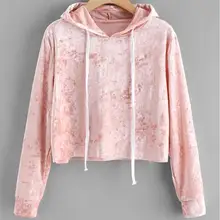 Новинка, осенняя Женская толстовка с капюшоном, Женский бархатный пуловер с длинными рукавами, уличная одежда, толстовки, Женская однотонная одежда