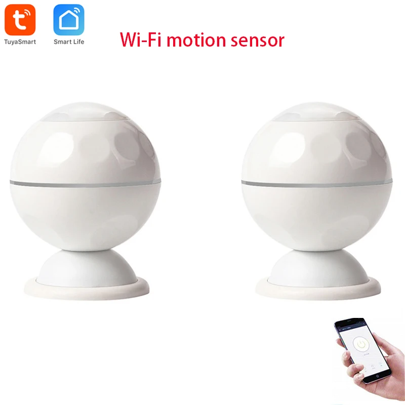 Inteligente do Sensor de Movimento de Wifi Infravermelho de Wifi Compatível com Ios Pir com Suporte do Ímã para a Segurança Detector Doméstica Android &