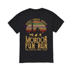Возьмите брендовая мужская рубашка среднего земного годового Мордора fun run one не просто ходить