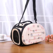 Новая высококачественная дышащая переносная сумка для домашних животных, складная сумка для переноски кошек и собак, сумка на плечо и