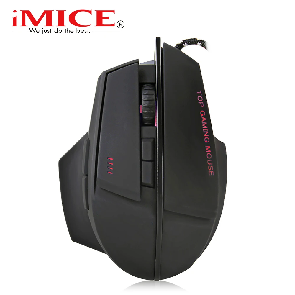 

7 Buttons Gaming Mouse 5500DPI Optical Mouse Ergonomic Wired Computer Mouse USB Gamer Mice With Double Modes Q9