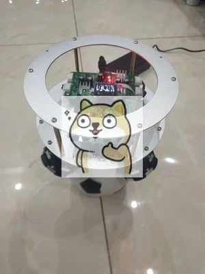 US $189.80 Ball balancing robot Single ball Standing ball Sphere Selfbalancing trolley Support secondary development