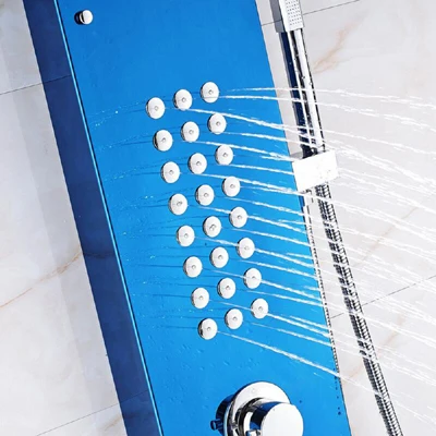 Rain-Waterfall-Shower-Column-Panel-Massage-Jets-Tower-Shower-Column-Blue-Colors-Shower-Panel-with-Brass (3)