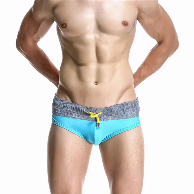 Special Offers New Seobean men's swimwear sexy man swimming briefs board shorts low waist swimsuit triangula Size M,L,XL 1620905 Special Offers New Seobean men's swimwear sexy man swimming briefs board shorts low waist swimsuit triangula Size M,L,XL 1620905