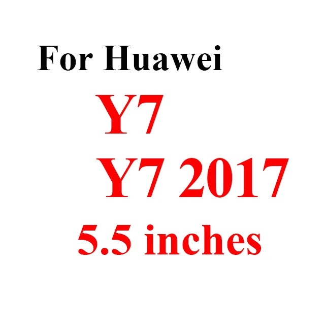 Защитное стекло для huawei Y6 Prime Y 3 5 6 7 9 Lite Pro Y3 Y5 Y7 Y9 Armor Verre защитный экран 9H - Цвет: For Huawei Y7-2017