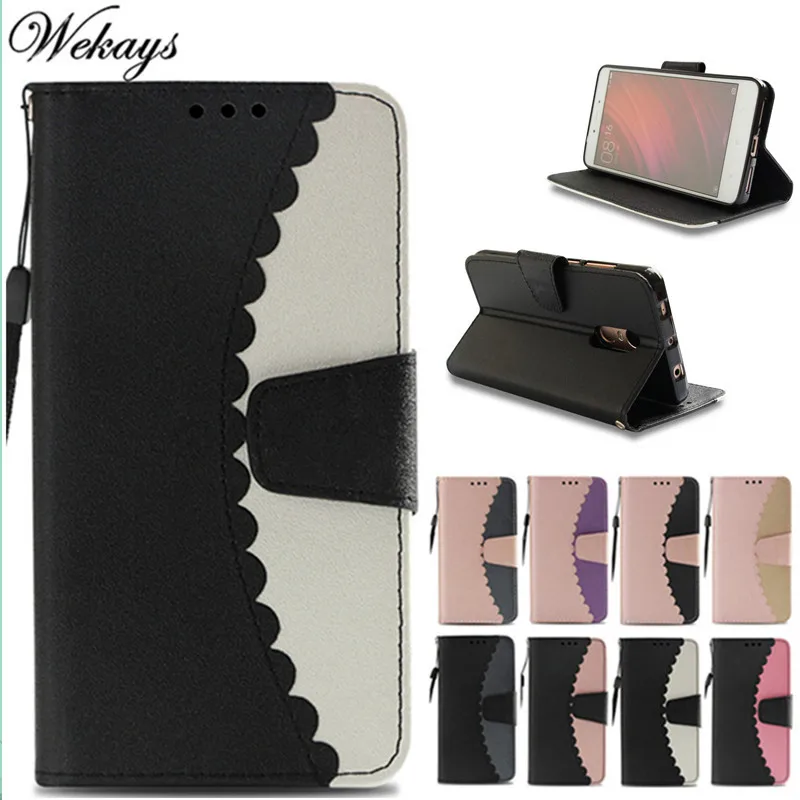 

Wekays For XiaoMi RedMi Note 4X 5A Splice Color Leather Fundas Case For XiaoMi RedMi Note 4 X 5A Cover Case RedMi Note 5A Prime