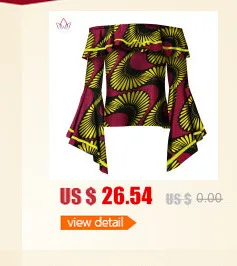 BRW Africa Style Women Modern Fashions Womens Tops Dashiki African Print Tops Shirt Plus Size M-6XL Women Clothing WY2576