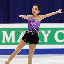 Костюмы для фигурного катания для девочек Модные Новые бренды Популярные костюмы для соревнований по фигурному катанию на заказ DR3132