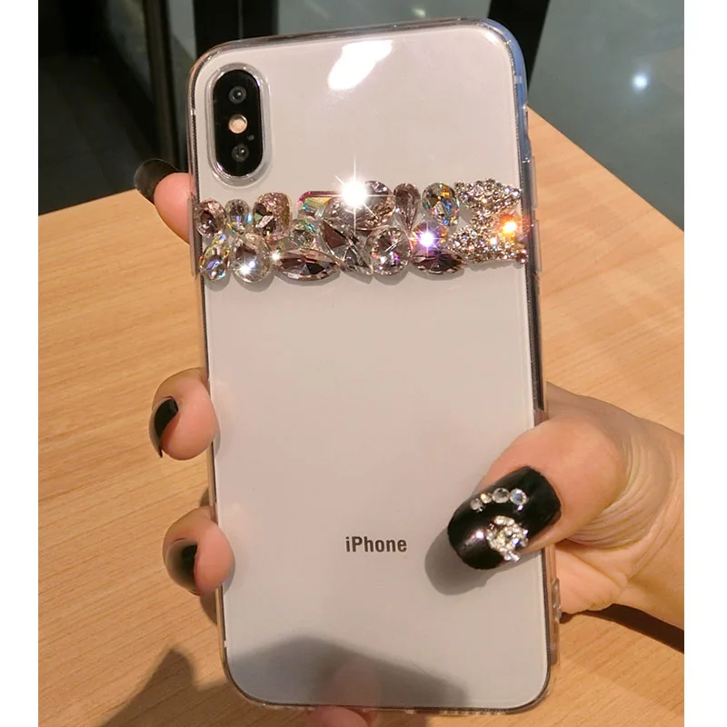 XINGDUO для iphone X DIY Алмазный чехол телефона XR/XS MAX/5/6/6S/7/8/8 Plus/ star женский аксессуары |