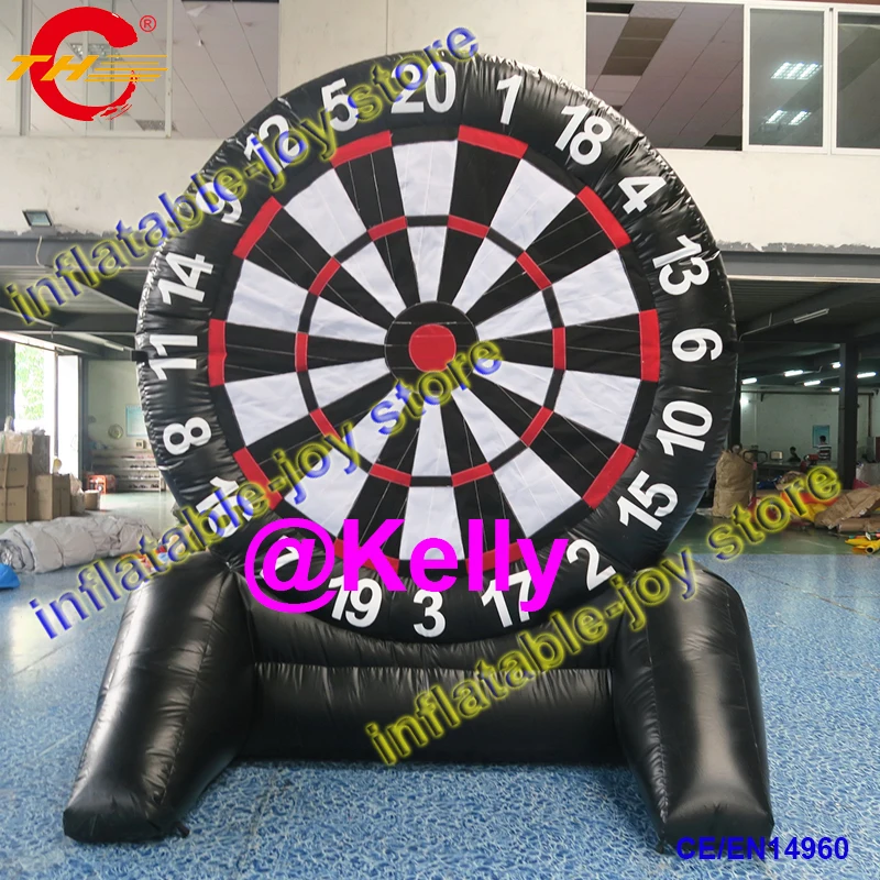 free shipping 10ft high small inflatable dart board, durable inflatable